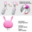 Vibrating Nipple Clamp Vibrator for Women 10 Speed Vibrators Egg Breast Massa... Carousel 3