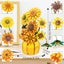 1009PCS Sunflower Building Blocks Flower Bouquet Vase Model Bricks Set Idea H... Carousel 5