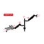 Loctek 10"-30" Single Monitor Ergonomic Gas Spring Arm - With 10.1"-17.3" Laptop Carousel 7