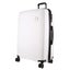 Monaco Checked Luggage Bag Travel Carry On Suitcase 75cm (124L) - White Carousel 1