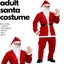 ADULT SANTA CLAUS COSTUME Suit Father Xmas Party Outfit Father Christmas Carousel 2