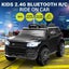 Electric Kids Ride On Car 2 Seat Dual Door Remote Control w/Safety Belt 12V Carousel 3