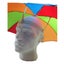 2-pc-Set Rainbow Umbrella Hat + 70s Fake Moustache Costume Props Novelty Fancy Carousel 10