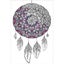 Design Works Zenbroidery Stamped Embroidery - Dreamcatcher 10" x 16" Carousel 3