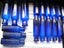 Cobalt blue 9.5cm medicine bottle from old NZ frontier site Carousel 3