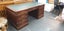 PARTNERS WRITING DESK - MAHOGANY WOOD Carousel 1