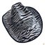 ZEBRA HAT Adult Cowboy Print Wild West Costume Party Fancy Dress Fedora Carousel 2