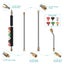 Pressure Washer Extension Wand Rods Spray Nozzle Tips Set Carousel 6