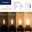 NEW Vintage Amber E14 LED Chandelier Light Bulbs Candle Light 4W Carousel 4