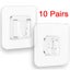 NEW 10pcs Adhesive Double Sided Adhesive Wall Hook Shelves Hooks Carousel 4