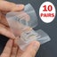 NEW 10pcs Adhesive Double Sided Adhesive Wall Hook Shelves Hooks Carousel 7