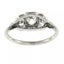 Antique Art Deco Platinum 0.62ctw Old Euro Diamond Engagement or Promise Ring Carousel 8