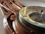 Antique Jugendstil Visible Works Banjo Barometer with Thermometer Carousel 4