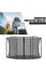 10 feet Trampoline with Basketball hoop and ladder Carousel 3