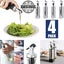 NEW new 4Pack Kitchen Cooking Oil Vinegar Dispenser Bottles *Clearance* Carousel 7
