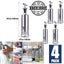NEW new 4Pack Kitchen Cooking Oil Vinegar Dispenser Bottles *Clearance* Carousel 9