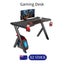 RGB Gaming Desk with Wireless Charger Carousel 9