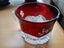 TWO Ruby Red Exhibition Glass Cups Marked Etched 1911 and 1922 Carousel 7