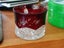 TWO Ruby Red Exhibition Glass Cups Marked Etched 1911 and 1922 Carousel 8