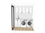 Shaker-Style Laundry with Engineered Stone Top Carousel 3