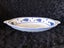 $!NR! Large oval Temuka platter; Blue hearts pattern 195/9 Carousel 2
