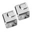 2 Pack Metal Fidget Spinner Cube for Adults - Silver Carousel 1