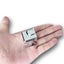 2 Pack Metal Fidget Spinner Cube for Adults - Silver Carousel 3