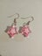 Cute Pink Star Earrings Kawaii Jewellery Beaded Earrings Pastel Pink Star jewel Carousel 2