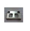 CLASSICAL DOUBLE POWERPOINT COVER PLATE MATT SLIVER 1PCS Carousel 1