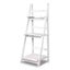 Display Shelf 3 Tier Wooden Ladder Storage Book Shelves Rack White Carousel 1