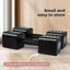 Centra A Pair 2.8kg-10kg Adjustable Dumbbells With Metal Weight Block Set Black Carousel 6