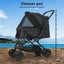 Pawz Pet Stroller Pram Dog Carrier Foldable Trailer Strollers 4 Wheels Large Carousel 4