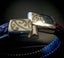 Mens Genuine Leather Unisex Bracelet 'twist weave' made in NZ Carousel 14