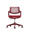 Dream Mesh Back Office Chair with Arms, Red Carousel 1