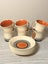 Vintage Susie Cooper 1930s Art Deco Kestrel Tango Orange 15 Piece Coffee/Tea Set Carousel 4