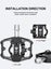 1 Pair Bicycle Lock Pedals With Free Cleat For SPD System MTB(NZ STOCK) Carousel 5