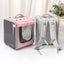 Pet Cat Carrier Backpack Breathable Travel Outdoor Shoulder Cat Bag-06040 Carousel 7