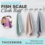 Cinvo 30x40 cm Fish Scale Microfiber Cloth 5Pcs Polishing Cleaning Rag Lint Carousel 4