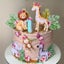 Girls Safari Cake Topper Set. Quality Card Carousel 2