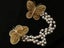 Vintage Monet Butterflies and faux pearl bracelet used as Cardigan Clip Carousel 2