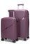 Nomad Journey 56cm & 75cm Hardside Luggage Set Purple Carousel 1
