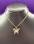 9ct Gold Butterfly pendant on chain - New in box Carousel 3