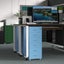 Gorilla Office - Mobile Metal 6 Drawer Cabinet -Pastel Blue Carousel 1