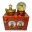 Lunar New Year Wealth And Fortune Water Globes 2 Piece Carousel 2