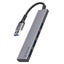 Bonelk Long-Life USB-A to 4 Port USB 3.0 Slim Hub - Space Grey [ELK-80024-R] Carousel 1