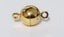 A GOLD PLATED MAGNETIC CLASP 14.5 x 8 mm Carousel 1