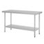 Vogue Stainless Steel Prep Table 1500mm T377 Carousel 3