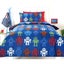 Robotic Blue Quilt Cover Set Single Carousel 1
