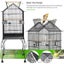 Open Top Metal Parrot Cage Bird Cage Carousel 3