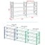 2.4m High Black Racking Shelving 2L x 2.4H x 0.6D Premium Quality Carousel 4